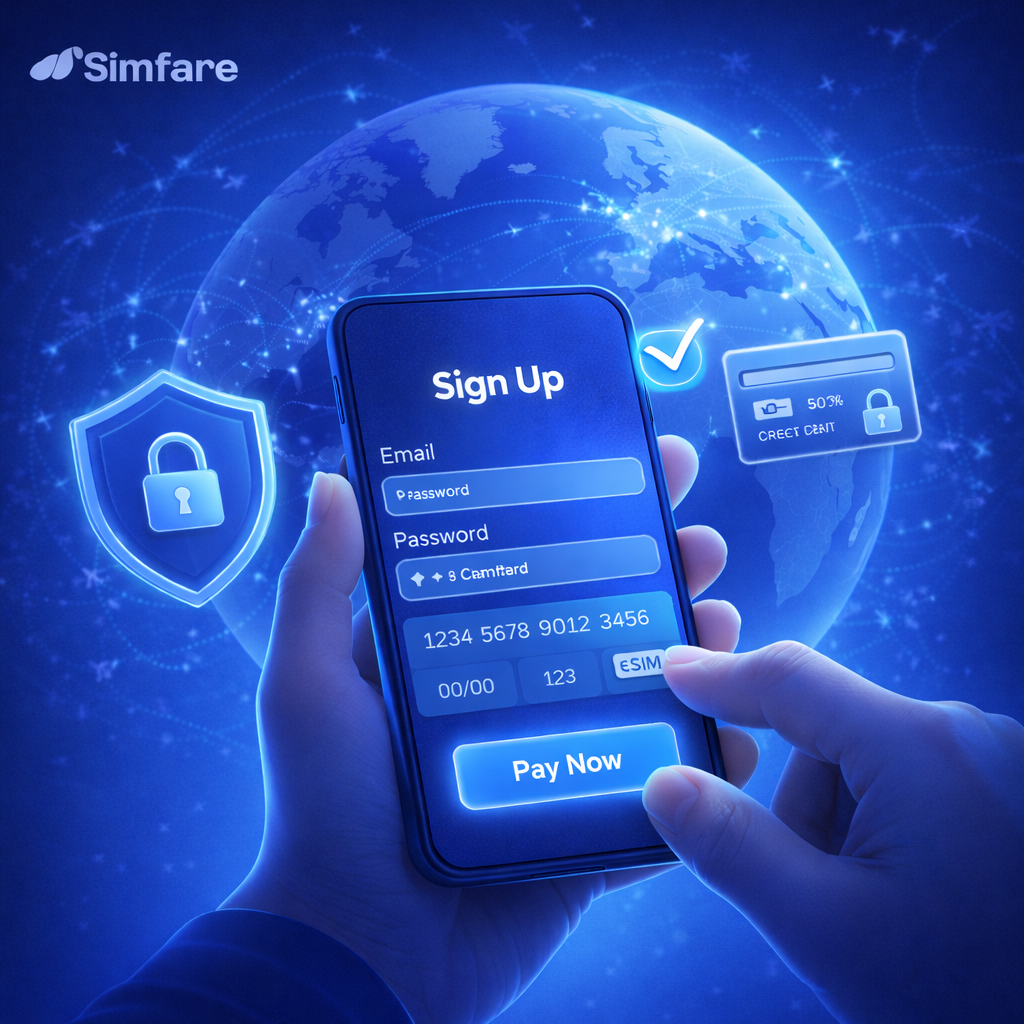 Create your account & pay